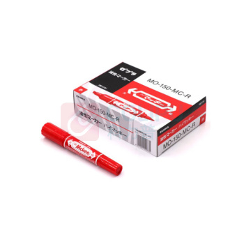 斑马牌 ZEBRA 大麦奇双头记号笔 MO-150 粗头6.0mm,细头1.5-2.0mm (红色) 10支/盒