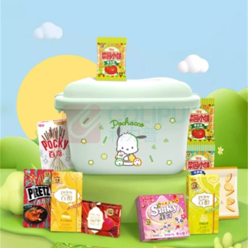 格力高 glico 三丽鸥帕恰狗礼盒609g(绿色) GD