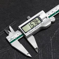 绿林 GREENER 高精度电子数显游标卡尺 0-150mm 大屏不锈钢数显卡尺