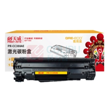 天威 PRINT-RITE 硒鼓 PR-CC388AE 打印量1500页 (黑色) 适用 1108 1106 1216 M126 硒鼓