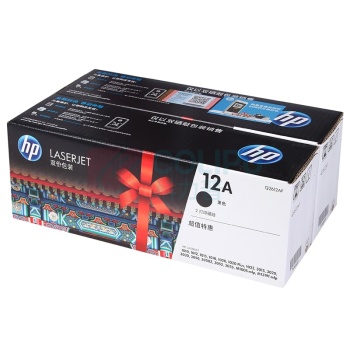 惠普(HP) 硒鼓 Q2612AF 2个/套 销售单位:套 (硒鼓) (计量单位:个)