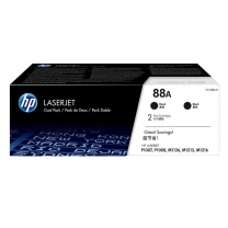 惠普 HP 双包装硒鼓 CC388AD 88A 1500页*2 (黑色)
