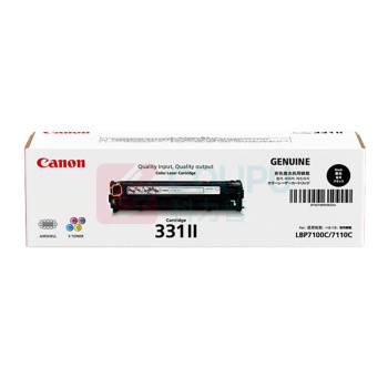 佳能 CANON 大容量硒鼓 CRG 331II BK 2400页 (黑色)