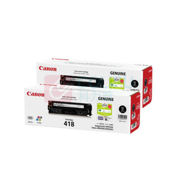 佳能 CANON 双包装硒鼓 CRG 418VP BK 6800页 (黑色)