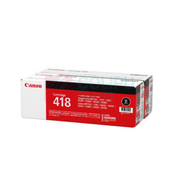 佳能 CANON 双包装硒鼓 CRG 418VP BK 6800页 (黑色)