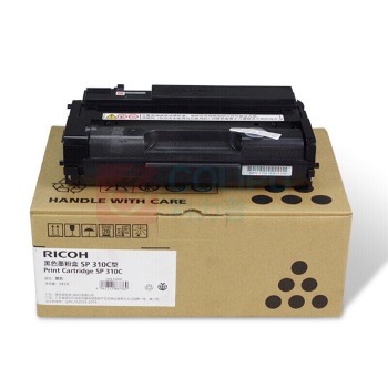 理光 RICOH 一体式墨粉盒 SP 310C 2500页 (黑色) (407493)适用于黑白机SP312系列