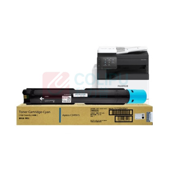 富士胶片 粉盒 适用机型:Apeos C2450S 标容青粉 约印14000页 CT204006 (青色)