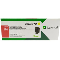 利盟 墨粉 74C3SY0 (黄色) 适用CS720/CS725/CX725 DC