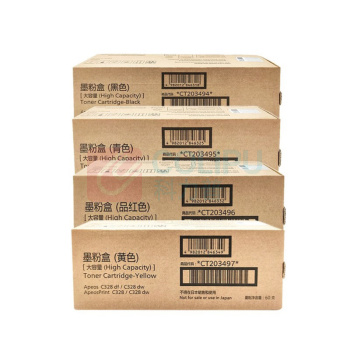 FUJIFILM 富士胶片 墨粉盒套装(高容) CT203494-97 18000页 (黑/青/红/黄) 4支/套 (四色套装)