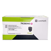 利盟 碳粉盒 71C80M0 5000页 (品红色)