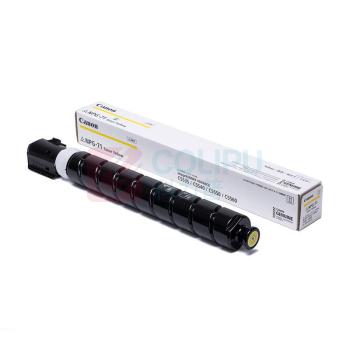 佳能 CANON 墨粉 NPG-71 大容量, 黄色Yellow (黄色Yellow) 高容量,打印寿命69000页(A4),适用于佳能ADV DX C5540/5550/5560