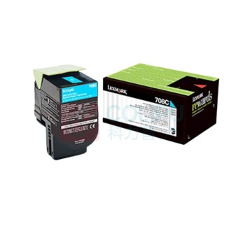 利盟 粉盒 70C80C0 青色 1000页 (适用CS/310/410/510dn机型) (青色)