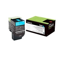 利盟 粉盒 70C80C0 青色 1000页 (适用CS/310/410/510dn机型) (青色)