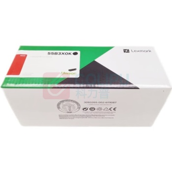 利盟 碳粉盒 55B3X0K 20000页 (黑色) 适用机型:MS439DN