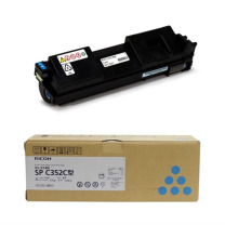 理光 RICOH 墨粉盒 SPC352C 9000页 (青色) 适用于SP C352DN