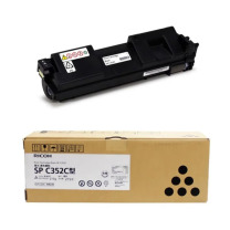 理光 RICOH 墨粉盒 SPC352C 10000页 (黑色) 适用于SP C352DN