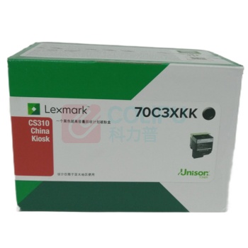 利盟 碳粉盒 70C3XKK (黑色) 适用于CS310 K版机器