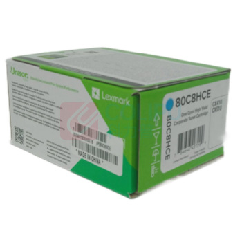 利盟 碳粉盒 80C8HCE (青色) 适用于利盟CX410de