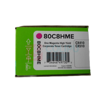利盟 碳粉盒 80C8HME (红色) 适用于利盟CX410de