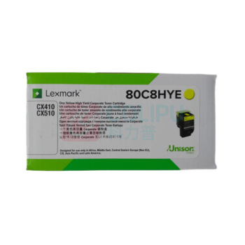 利盟 碳粉盒 80C8HYE (黄色) 适用于利盟CX410de