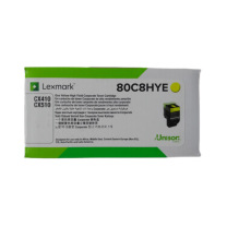 利盟 碳粉盒 80C8HYE (黄色) 适用于利盟CX410de