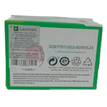 利盟 碳粉盒 80C8HYE (黄色) 适用于利盟CX410de