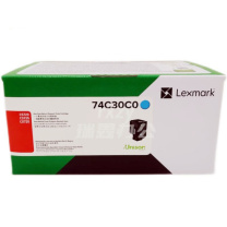 利盟 碳粉盒 74C30C0 (蓝色) 适用于利盟CCX725de