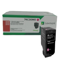 利盟 碳粉盒 74C30M0 3000页 (红色) 适用于利盟CCX725de