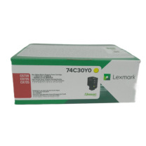 利盟 LEXMARK 碳粉盒 74C30Y0 (黄色) 适用于利盟CCX725de