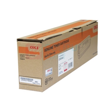 OKI 墨粉 46443110 10000页 (洋红色) 适用于C833DNL