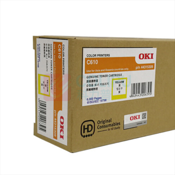 OKI 墨粉 44315309 (黄色) 适用于C610