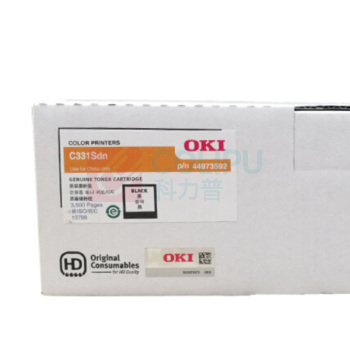 OKI 墨粉 44973592 3500页 (黑色) 适用于C331sdn