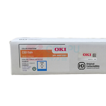 OKI 墨粉 44973591 2000页 (青色) 适用于C331sdn