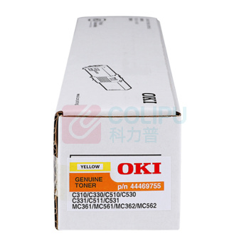 OKI 墨粉 44469755 2K (黄色) 适用于C310/330/530
