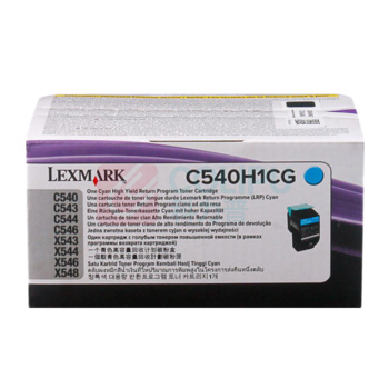 利盟 LEXMARK 墨粉盒 C540H1CG (青色)