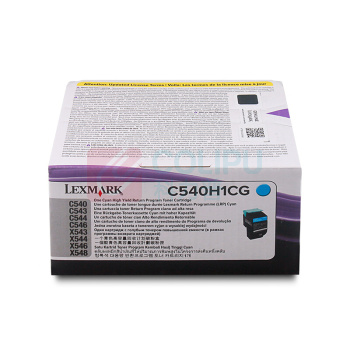 利盟 LEXMARK 墨粉盒 C540H1CG (青色)