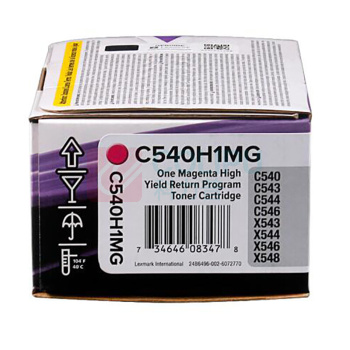 利盟 墨粉盒 C540H1MG (品红色)
