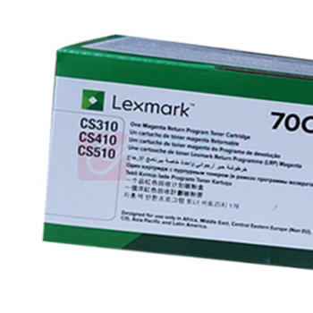利盟 碳粉盒 70C80M0 1000页 (红色)