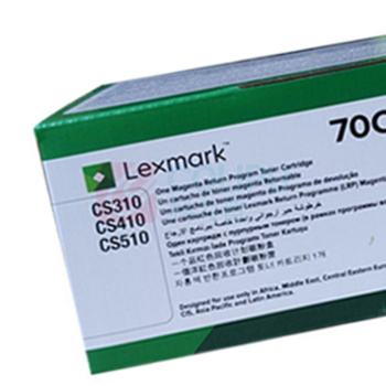 利盟 碳粉盒 70C80M0 1000页 (红色)