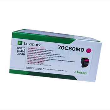 利盟 LEXMARK 碳粉盒 70C80M0 (红色)