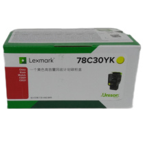 利盟 碳粉盒 78C30YK 6000页 (黄色) 银行客户K版专用