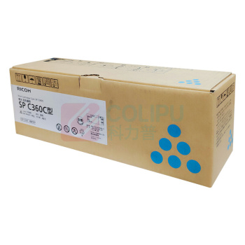 理光 RICOH 墨粉 SPC360C 1500页 (青色) 适用于SPC360DNW/C360SFNw