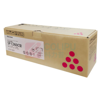 理光 RICOH 墨粉 SPC360C 1500页 (品红色) 适用于SPC360DNW/C360SFNw