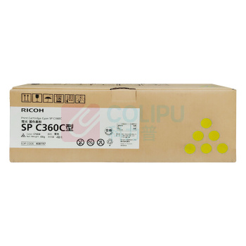 理光 RICOH 墨粉 SPC360C 1500页 (黄色) 适用于SPC360DNW/C360SFNw