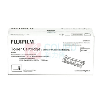 FUJIFILM 富士胶片 标准容量墨粉筒 CT202331 1200页 (黑色) 适用于M228b/M228db/M228fb/M228z/M268dw/M268z/P228db/P268b/P268d/P2