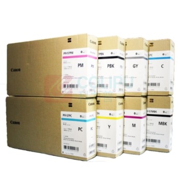 佳能 CANON 绘图仪PRO-520 521 540S 541 560S 561原装墨盒PFI-57 十二色一套 PFI-57(Canon)