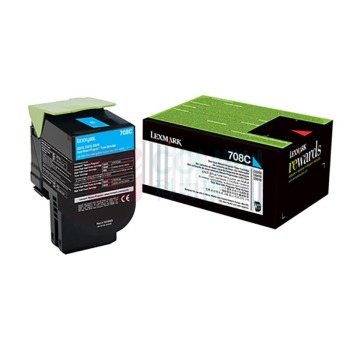 利盟 粉盒 70C80C0 1000页 (青色) 适用CS/310/410/510dn机型