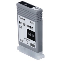 佳能 CANON 墨盒 PFI-8030MBK 全颜料墨水适用TM-5240/5340绘图仪A1打印机 (粗面黑)