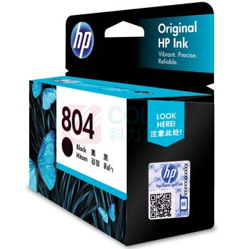 惠普(HP) 墨盒 HP 804 黑色墨盒 1个/个 销售单位:个 (墨盒) (计量单位:盒)