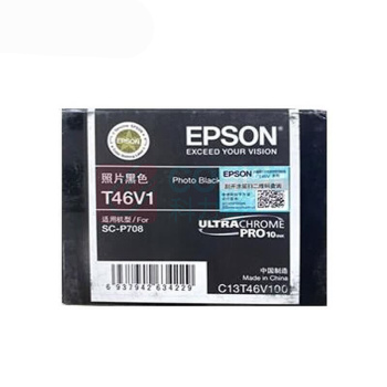爱普生 EPSON 打印机墨水 C13T46V100(T46V1) 25ml (黑色)